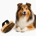 ZOLUX Miękka szczotka drewniana dla psa sierść długa DOG SALON