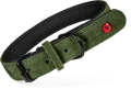 ZOLUX Obroża dla psa skórzana zielona komfort 45 cm/18 mm