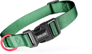 Obroża dla psa ZOLUX nylonowa 37-58 cm/25mm zielona