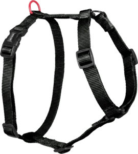 Szelki dla psa ZOLUX nylonowe 60-89cm/25mm czarne - komfort i