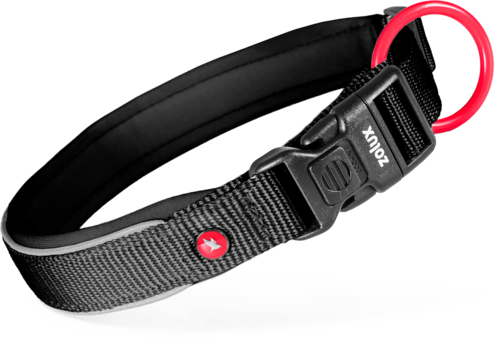 ZOLUX Obroża dla psa z nylonu premium 30-35 cm/15 mm XS kol. czarny