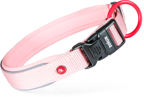 ZOLUX Obroża dla psa z nylonu premium 40-45 cm/20 mm M kol. różowy