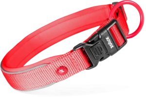 Obroża dla psa ZOLUX nylonowa XL 50-55cm czerwona, z klamrą