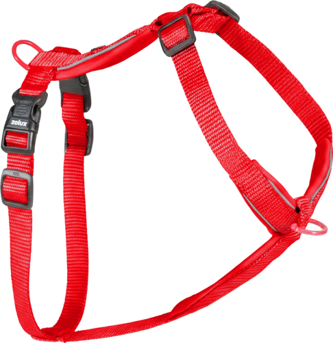 ZOLUX Szelki dla psa nylon premium 38-56 cm S czerwone