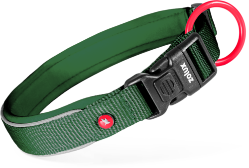 ZOLUX Obroża dla psa nylonowa L 45-50cm 25mm zielona