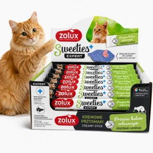 ZOLUX Przysmak kremowy dla kota SWEETIES kurczak-morszczuk hairball 14 g