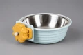 ZOLUX Karmnik dla królika i kawii do mocowania plastik/inox COSY 350ml nieb