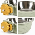 ZOLUX Karmnik dla królika i kawii do mocowania plastik/inox COSY 350ml ziel