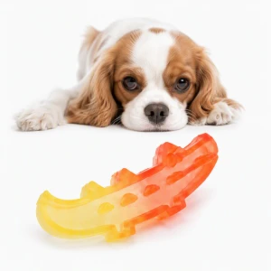 Zolux Gryzak Krokodyl GUMMIES TPR dla Psa 14 cm