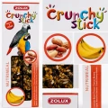 ZOLUX Kolba Crunchy Stick duża papuga orzech ziemny banan 115 g
