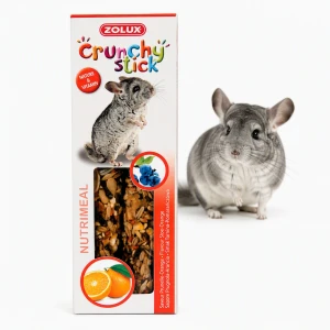 ZOLUX Kolba Crunchy Stick szynszyla tarnina pomarańcza 115 g