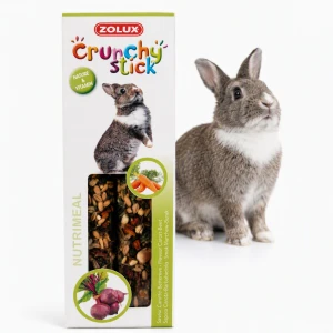 ZOLUX Kolba Crunchy Stick królik marchew/burak 115 g