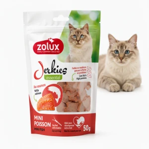 Przysmak dla kota Zolux Jerkies łosoś 50G