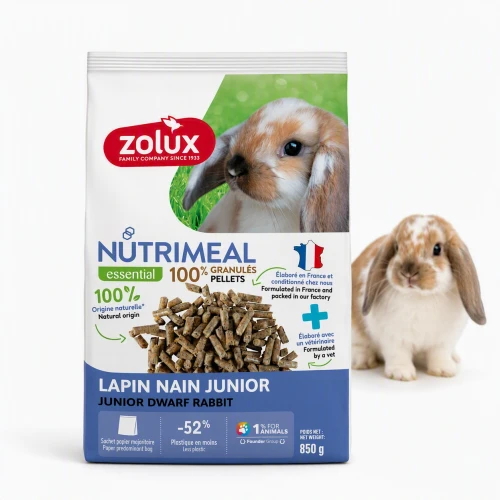ZOLUX Karma granulat dla królika miniaturki junior NUTRIMEAL 4 850g