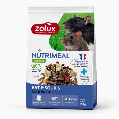 ZOLUX Karma mieszanka dla myszy szczura NUTRIMEAL 4 850g
