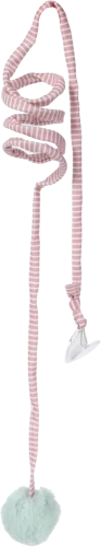 ZOLUX Zabawka dla kota MALO pompon sprężyna 80cm różowa zawieszka