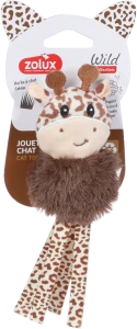 ZOLUX Zabawka dla kota żyrafa WILD mokka 17cm