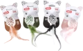 ZOLUX Zabawka dla kota piórka WILD czarna 4cm z kocimiętką dzwoneczkiem