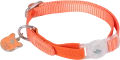 Obroża dla kota ZOLUX CLASSIC 20-30cm koralowa z zawieszką