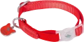 ZOLUX Obroża dla kota CLASSIC czerwona z zawieszką 20-30 cm