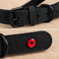 ZOLUX Obroża dla psa skórzana komfort 35 cm/14 mm czarna