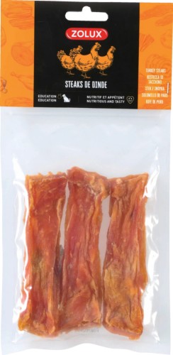 ZOLUX Przysmak naturalny dla psa Stek z indyka 60 g