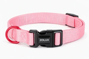 ZOLUX obroża dla psa klasyczna różowa 26-39 cm/15 mm