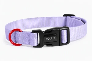ZOLUX Obroża dla psa nylonowa 37-58cm/25mm liliowa