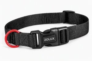 ZOLUX Obroża dla psa nylonowa klasyczna 37-58cm/25mm czarna