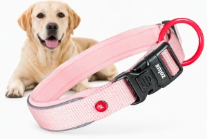 ZOLUX Obroża dla psa z nylonu premium 40-45 cm/20 mm M kol. różowy