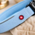 ZOLUX Obroża nylonowa L 45-50cm/25mm błękitna – bezpieczeństwo i komfort