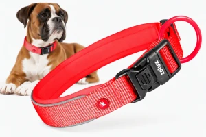 Obroża dla psa ZOLUX nylonowa XL 50-55cm czerwona, z klamrą