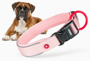 ZOLUX Obroża dla psa nylon premium 50-55cm XL różowa
