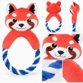 ZOLUX Zabawka pluszowa dla psa, Panda ze sznurkiem "Calinou" 25,5 cm