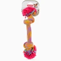 ZOLUX Zabawka sznurowa dla psa 2 węzły kolorowa 25 cm