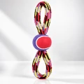 ZOLUX Zabawka sznurowa dla psa z piłką tenisową, ósemka 36 cm