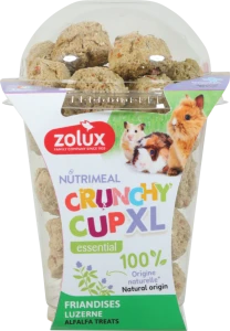 ZOLUX Naturalne przysmaki dla gryzoni i królików CRUNCHY CUP XL 190g