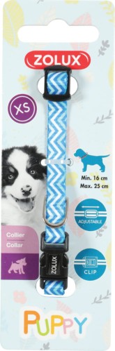 ZOLUX Obroża dla szczeniąt Puppy PIXIE 8 mm kol. niebieski