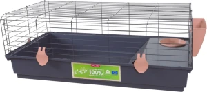 ZOLUX Klatka dla królika miniaturowego i kawii domowej EHOP 100 cm, różowa