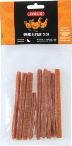 ZOLUX Przysmak naturalny dla psa Batoniki z suszonego mięsa kurczaka 100 g